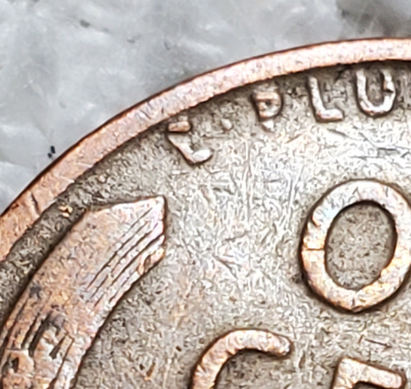 1944-D-Penny-PMD-On-Reverse-Lettering?